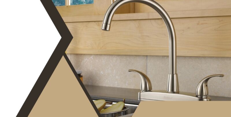 Peerless Two Handle Kitchen Faucet A Mix Of Traditional And Modern   Peerless Two Handle Sink 